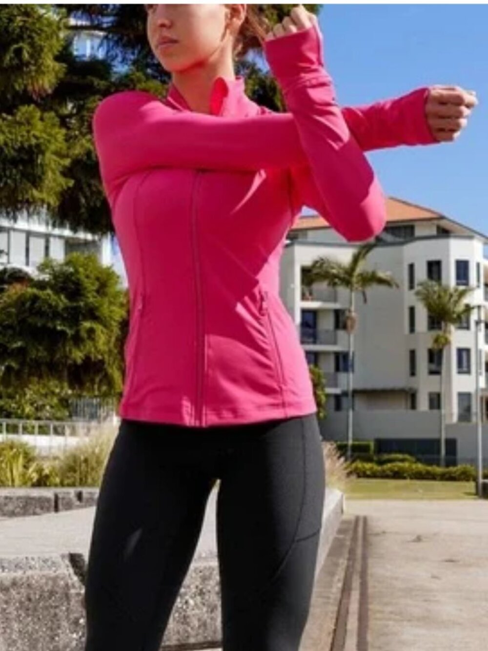Lululemon Define Jacket. Brand new. Hot pink size 10